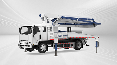 boom pump and planetary mixer