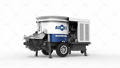 concrete pump mixer