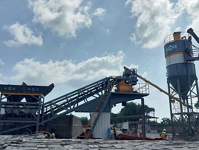 ajy mobile concrete plant